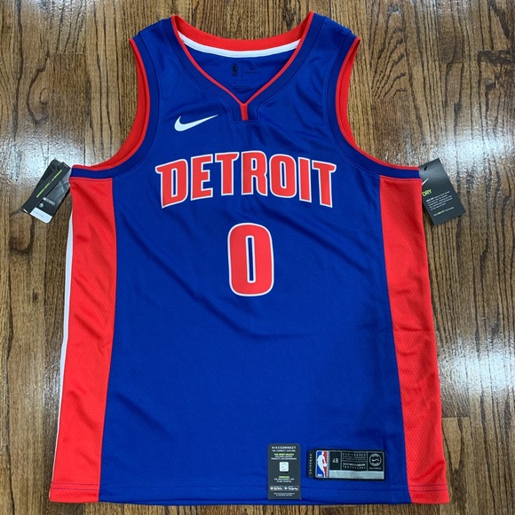 Andre Drummond Nike Swingman Detroit Piston Jersey - Picture 7 of 7